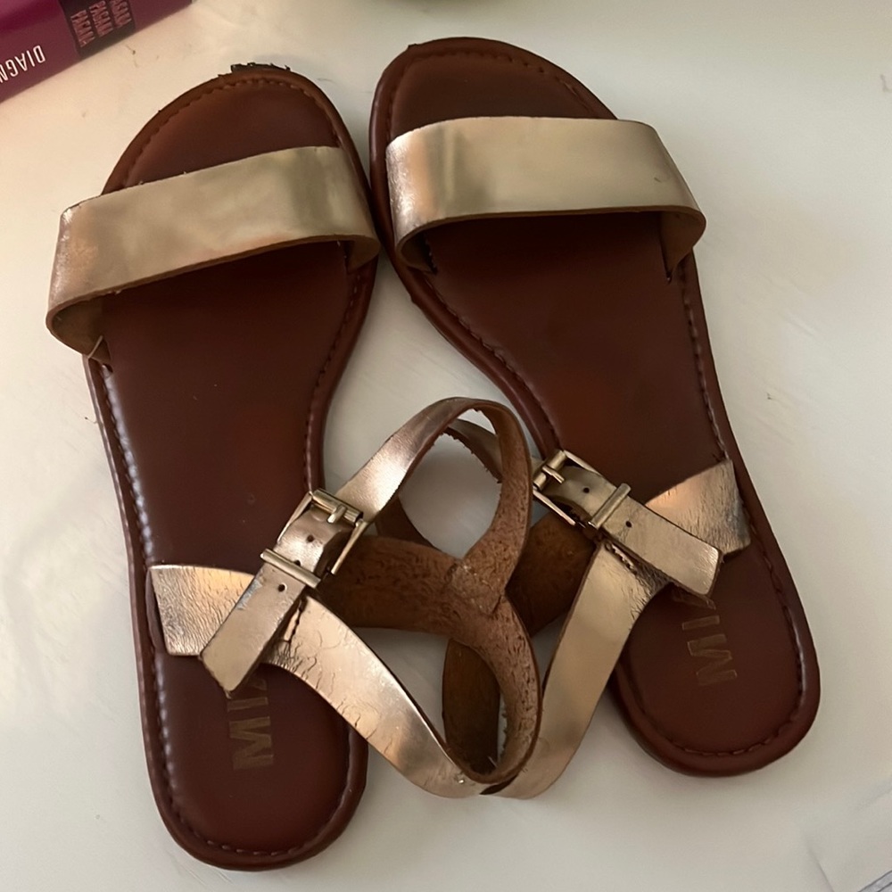 MIA rose gold sandals